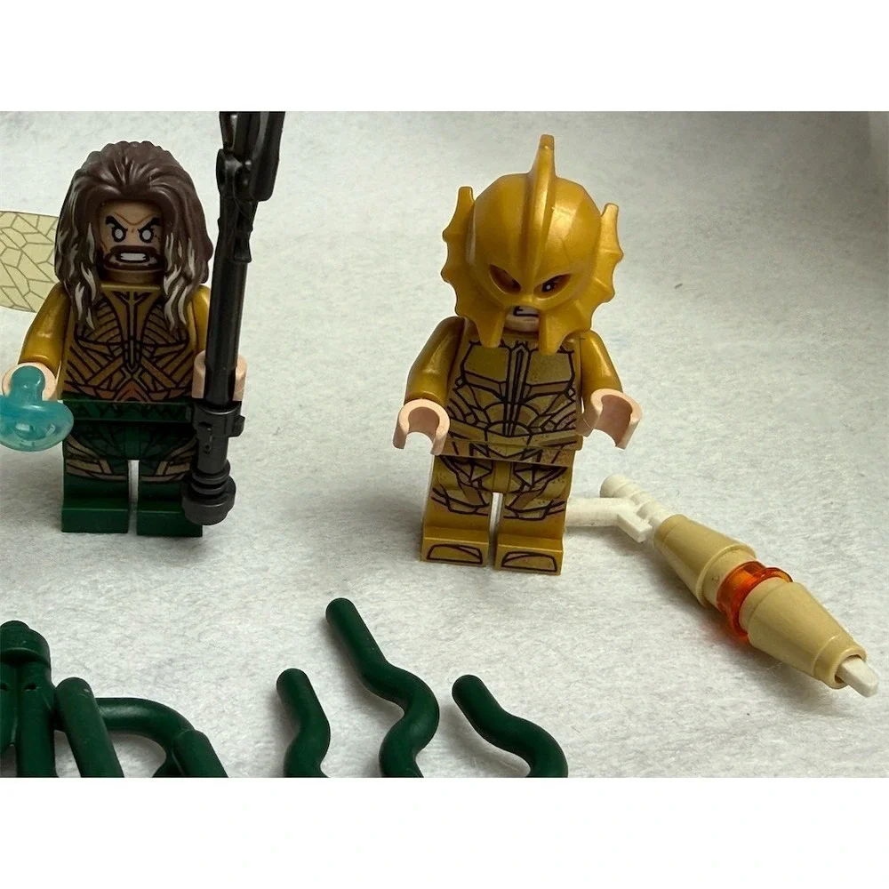 Lego‎ Battle of Atlantis X4 Minifigures Aquaman Parademon Atlantean Guards Lot